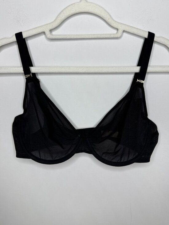 Inlyric Other - Inlyric 36DD Black Sheer Mesh Unlined Underwire Bra